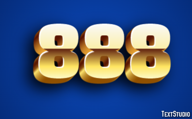 888 Text Effect