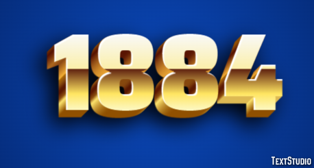 1884 Efekt tekstowy
