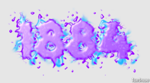 1884 Text Effect