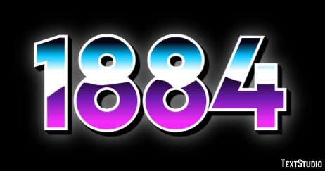 1884 Text Effect