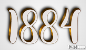 1884 Efekt tekstowy