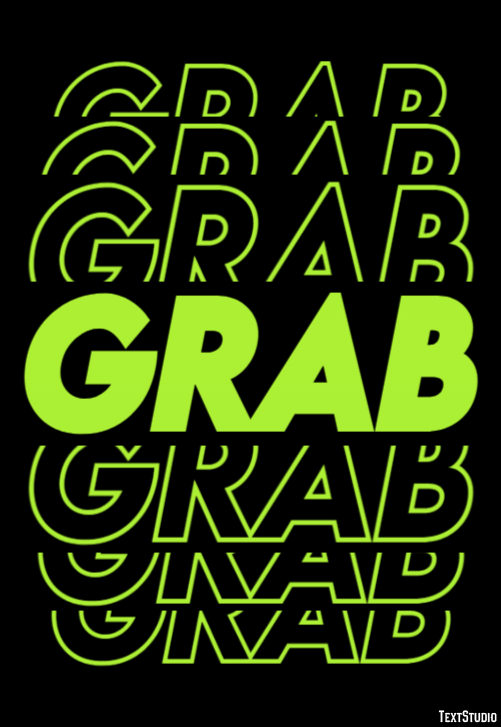Grab Text Effect