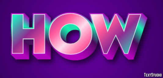 How Text Effect
