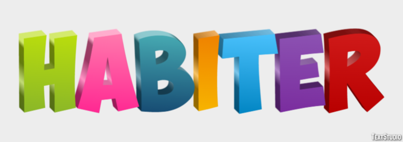 Habiter Effet de texte