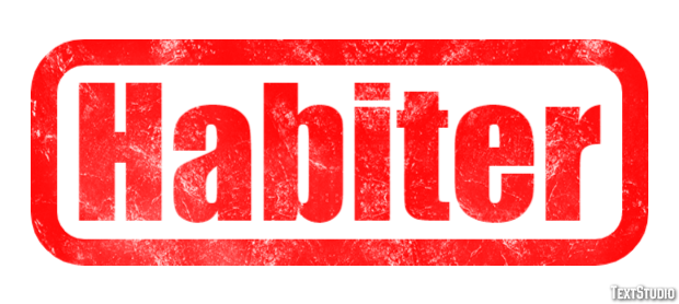 Habiter Effet de texte