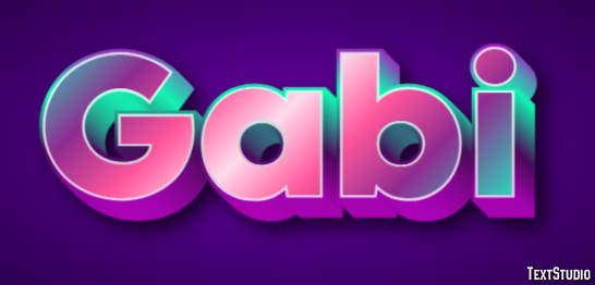 Gabi Effetto testo