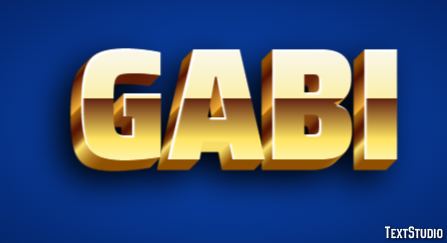 Gabi Effetto testo