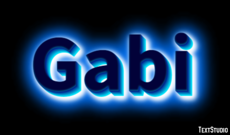 Gabi Effetto testo