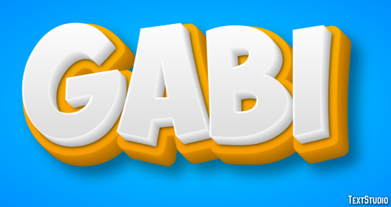 Gabi Effetto testo