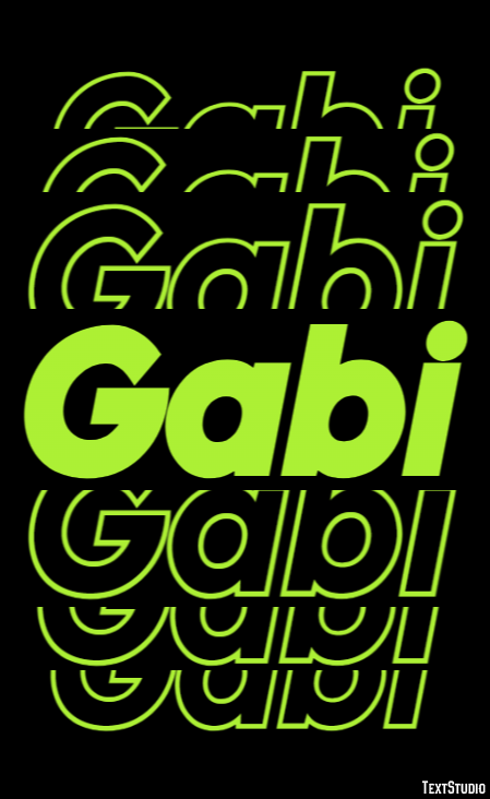 Gabi Effetto testo
