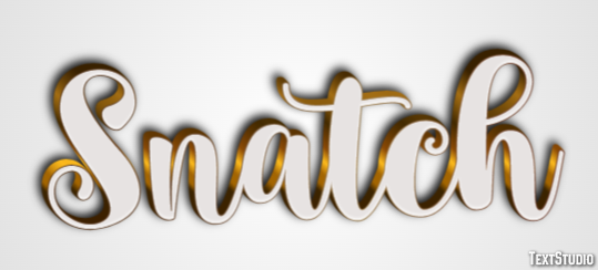 Snatch Text effect