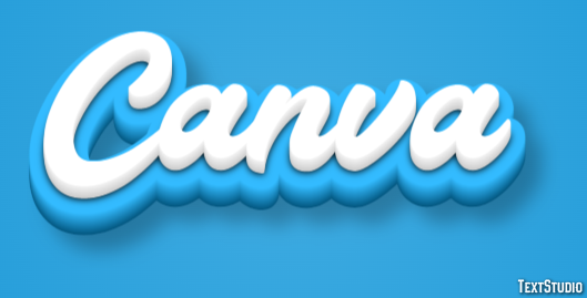 Canva Text effect