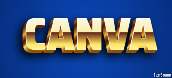 Canva Text effect
