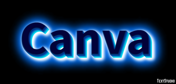Canva Text effect