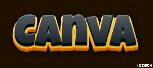 Canva Text effect