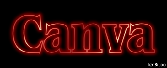 Canva Text effect