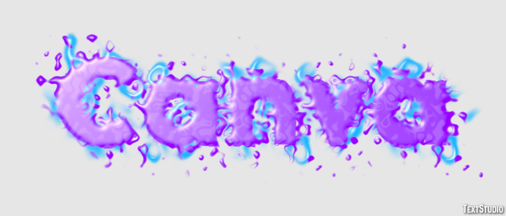 Canva Text effect