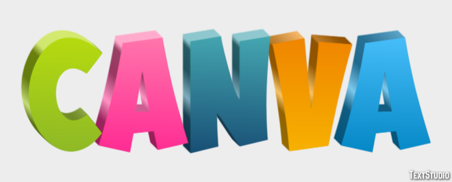 Canva Text effect