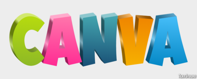 Canva Effet de Texte