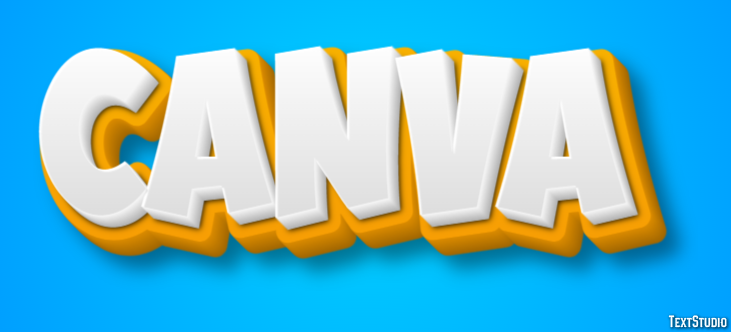Canva Effet de Texte