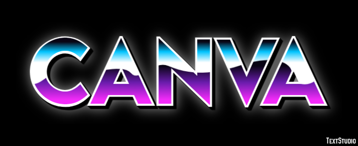 Canva Text effect