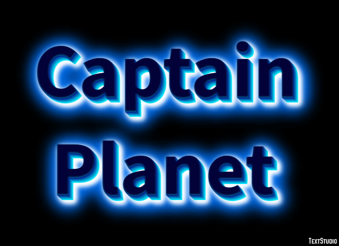 Captain Planet Text Effect