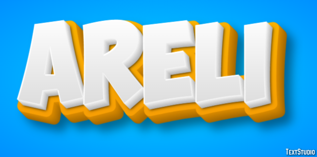 Areli Texteffekt