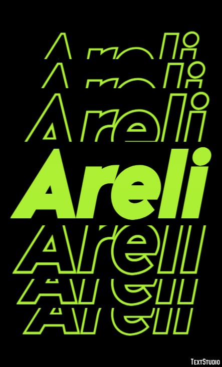 Areli Text Effect