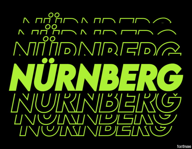 Nürnberg Efekt tekstowy
