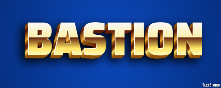 Bastion Efecto de texto