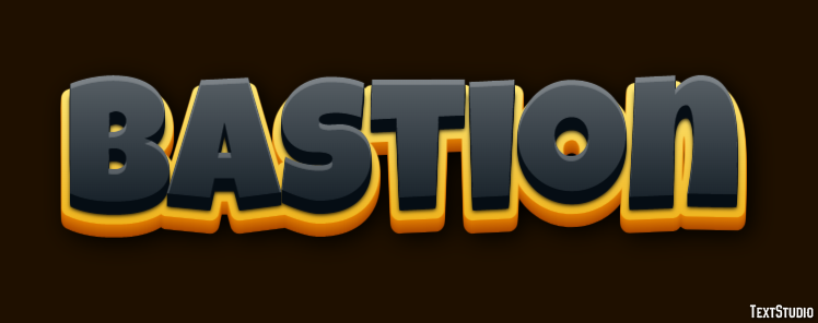 Bastion Efecto de texto