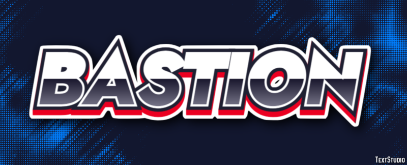 Bastion Efeito de texto
