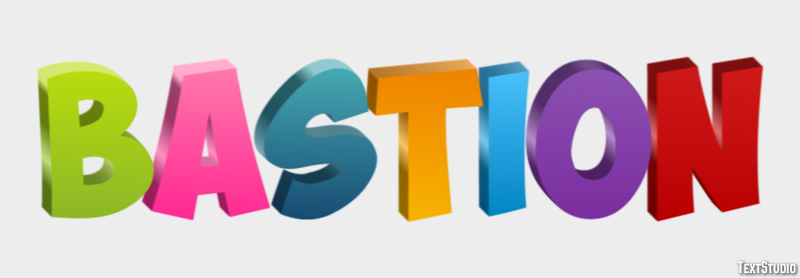 Bastion Efecto de texto