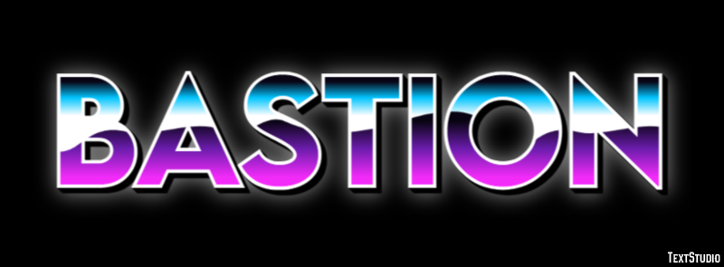 Bastion Efecto de texto