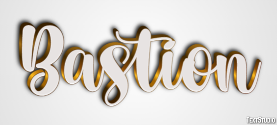 Bastion Efecto de texto
