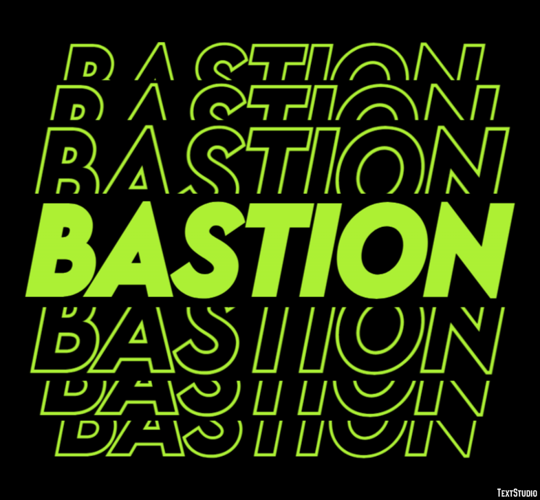 Bastion Efecto de texto