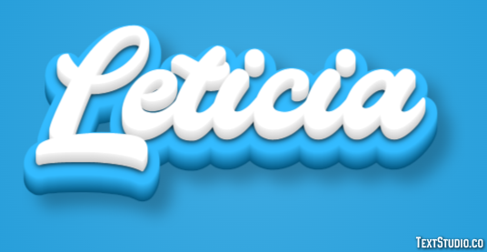 Leticia Effetto testo