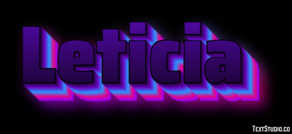 Leticia Effetto testo