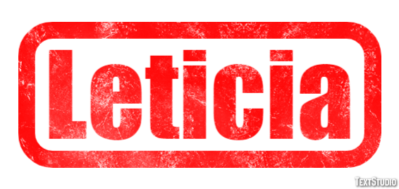 Leticia Effetto testo