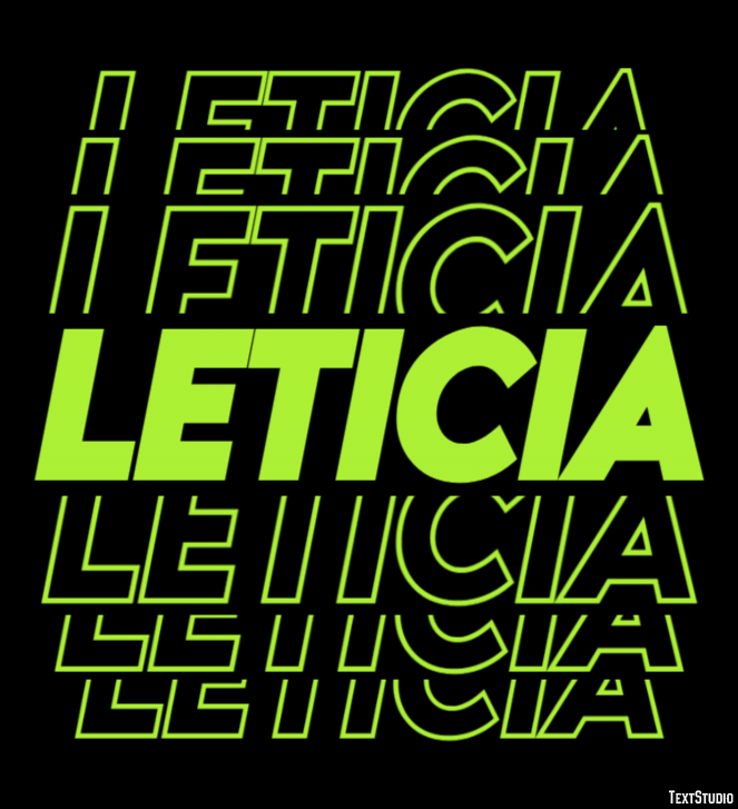 Leticia Effetto testo