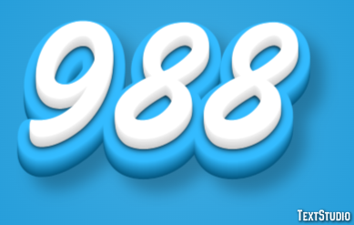 988 Text Effect