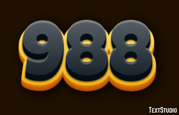 988 Text Effect