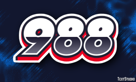 988 Text Effect
