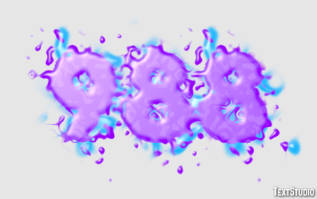 988 Text Effect