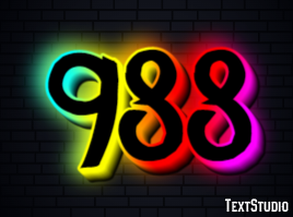 988 Text Effect