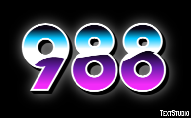 988 Text Effect