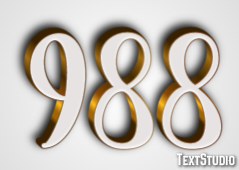 988 Text Effect