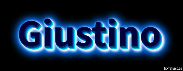 Giustino Effetto testo