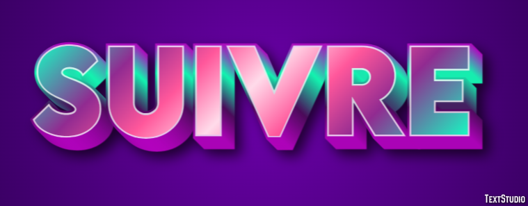 Suivre Effet de texte