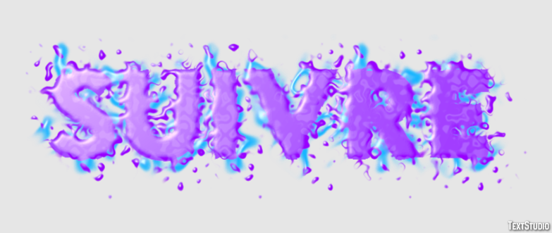 Suivre Effet de texte